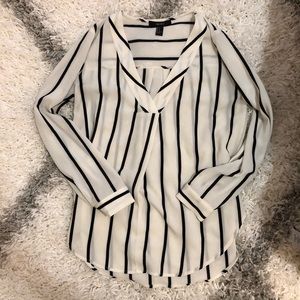 Forever 21 Striped blouse size small